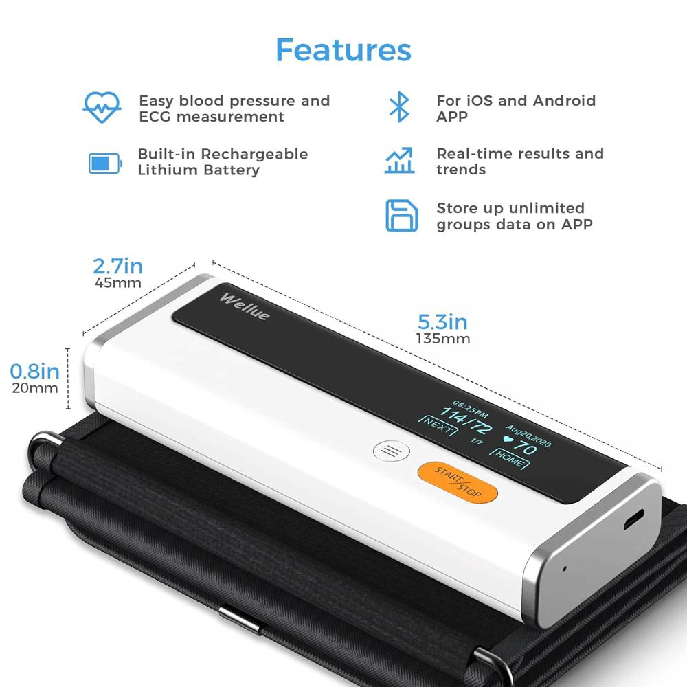 دستگاه فشار خون و نوار قلب هوشمند ARMFIT PLUS BP2