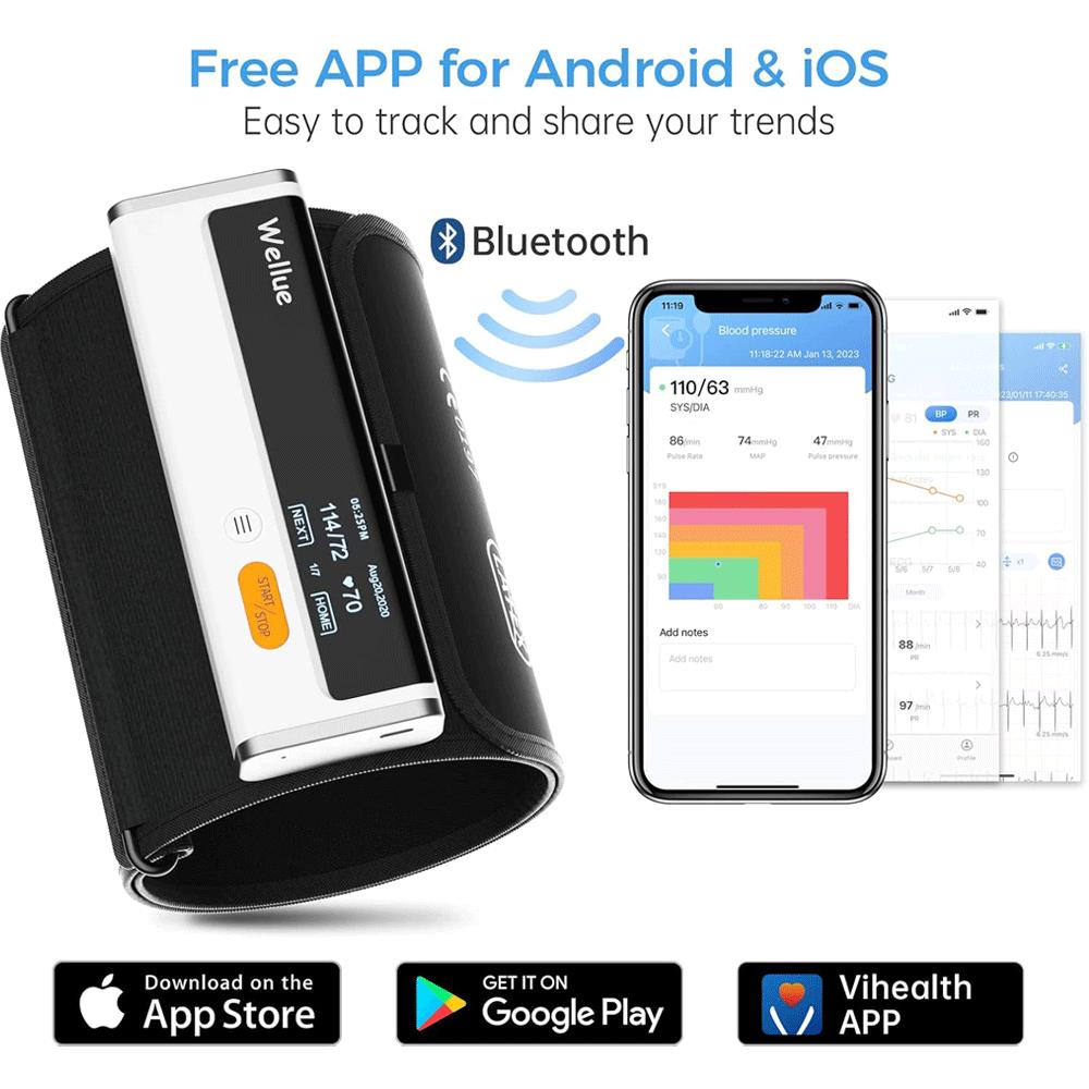 دستگاه فشار خون و نوار قلب هوشمند ARMFIT PLUS BP2