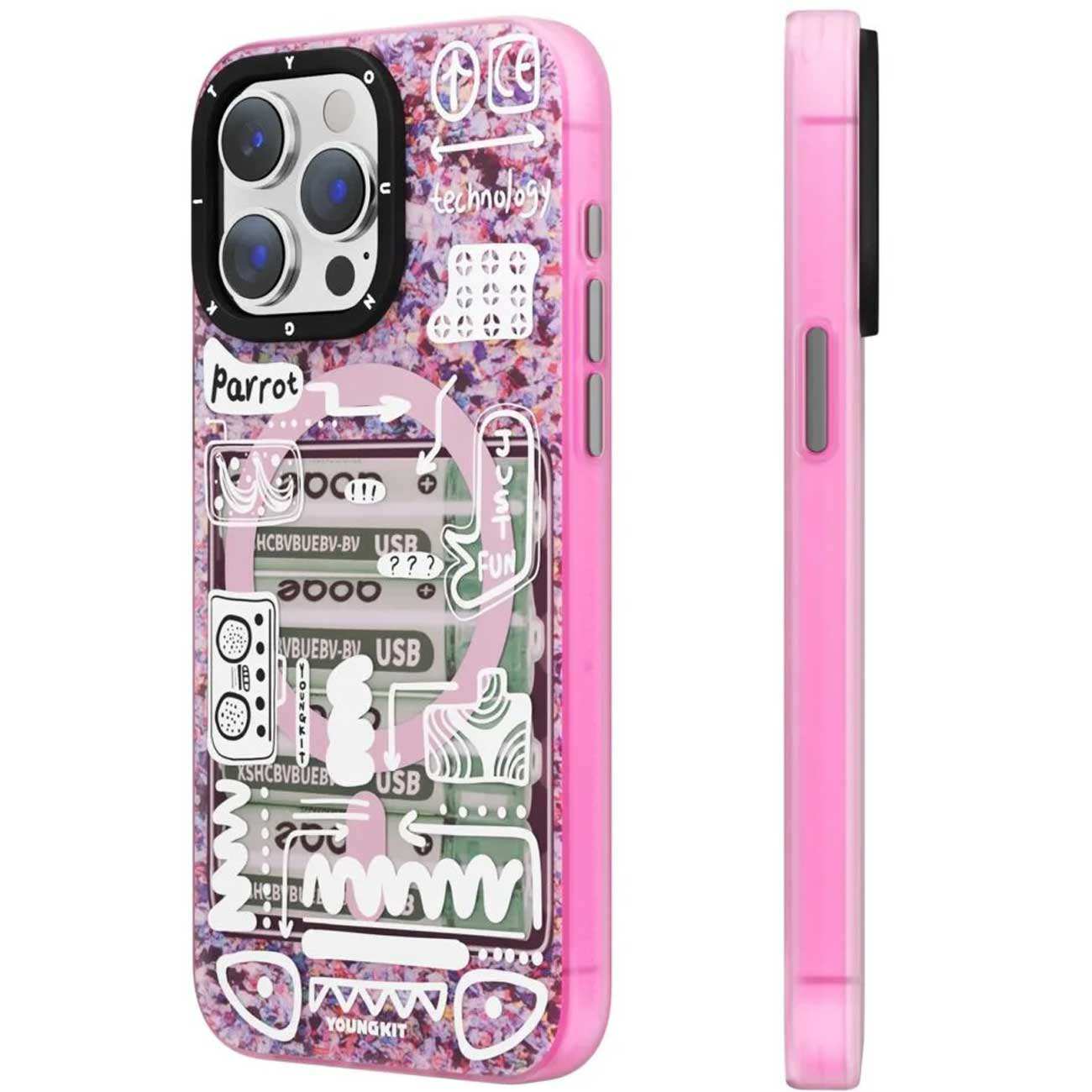 قاب مگسیف آیفون 15 پرومکس یانگ کیت DMCX003