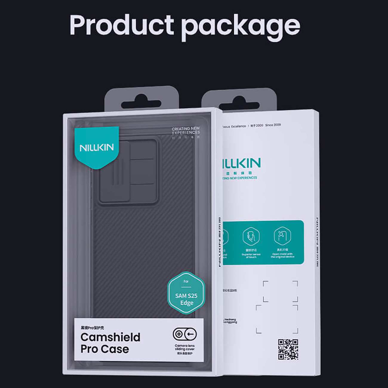 قاب محافظ گوشی سامسونگ گلکسی اس 25 Edge نیلکین CamShield Pro Camera protective