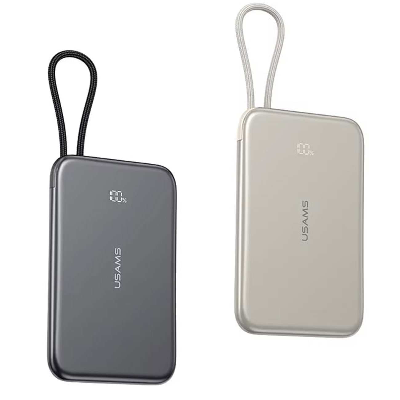 پاوربانک مگنتی 5000 فوق باریک با کابل Type-C یوسامز US-CD227