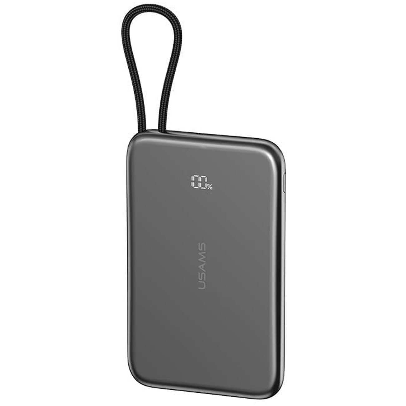 پاوربانک مگنتی 5000 فوق باریک با کابل Type-C یوسامز US-CD227