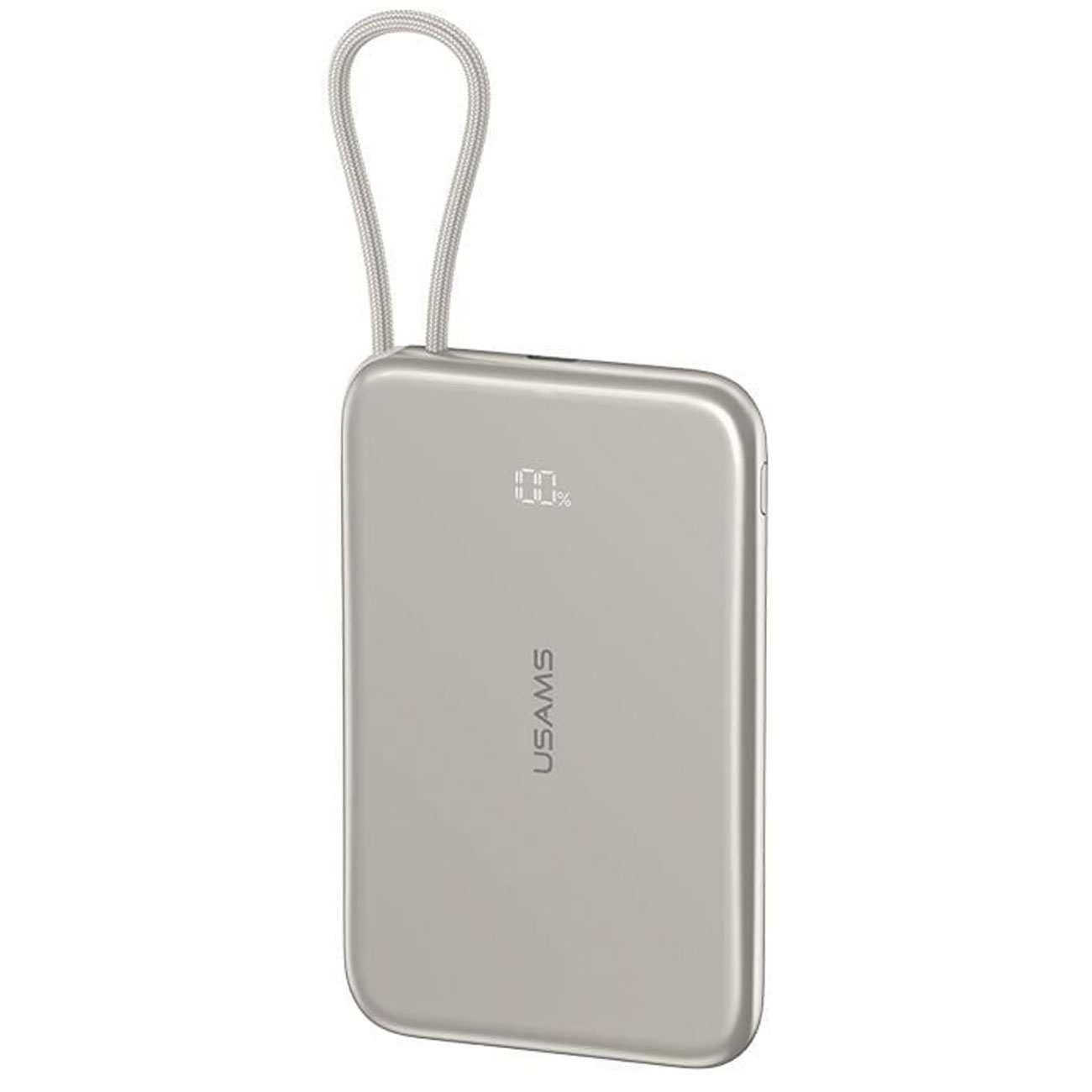 پاوربانک مگنتی 5000 فوق باریک با کابل Type-C یوسامز US-CD227