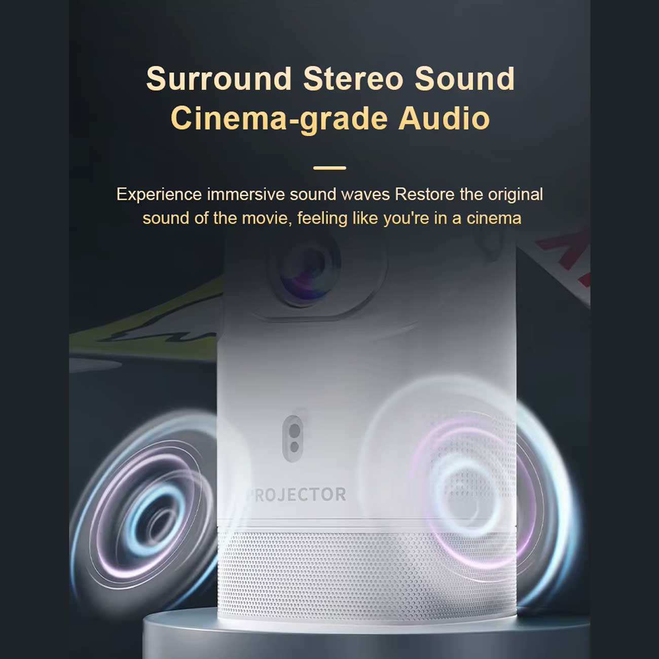 ویدئو پروژکتور پایهدار قابل حمل TS9 PRO