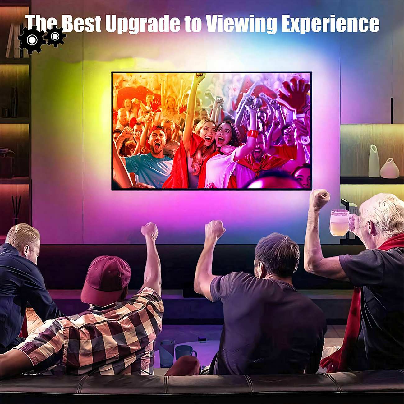 سینک باکس نورپردازی هوشمند تلویزیون 5 متری