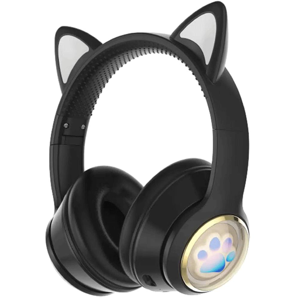 هدفون کودکانه فانتزی بلوتوثی 5.3 پرووان طرح گربه PHB3585