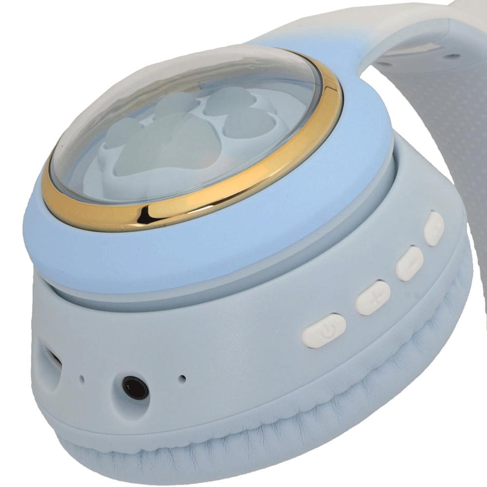 هدفون کودکانه فانتزی بلوتوثی 5.3 پرووان طرح گربه PHB3585