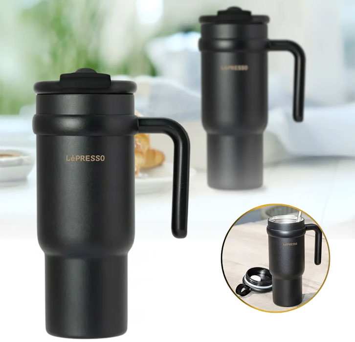 ماگ استیل قابل حمل لپرسو LP024 - LPCFFMOO24BK