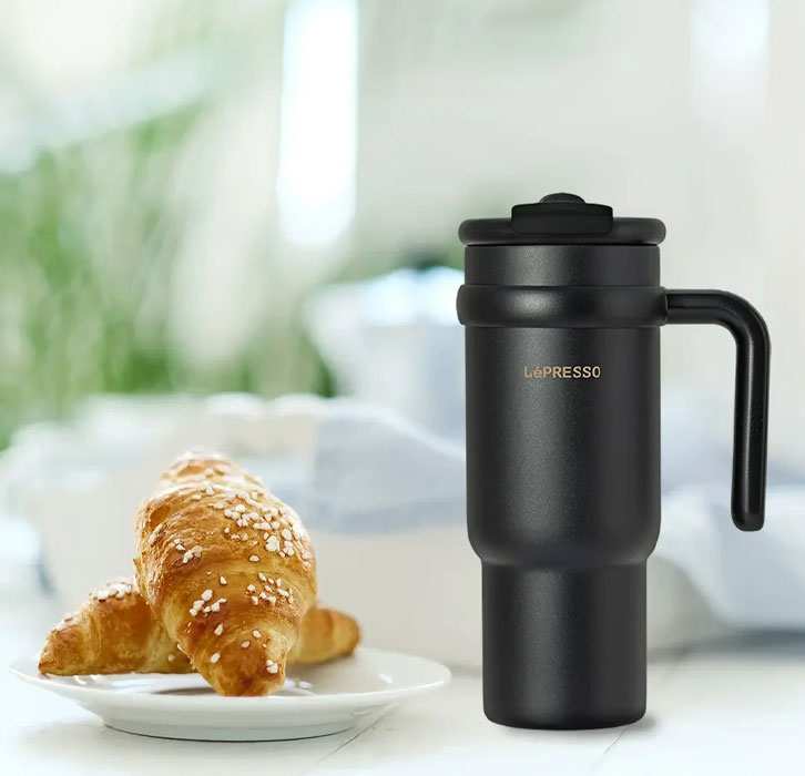 ماگ استیل قابل حمل لپرسو LP024 - LPCFFMOO24BK