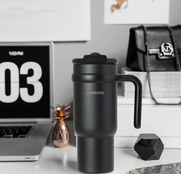 ماگ استیل قابل حمل لپرسو LP024 - LPCFFMOO24BK