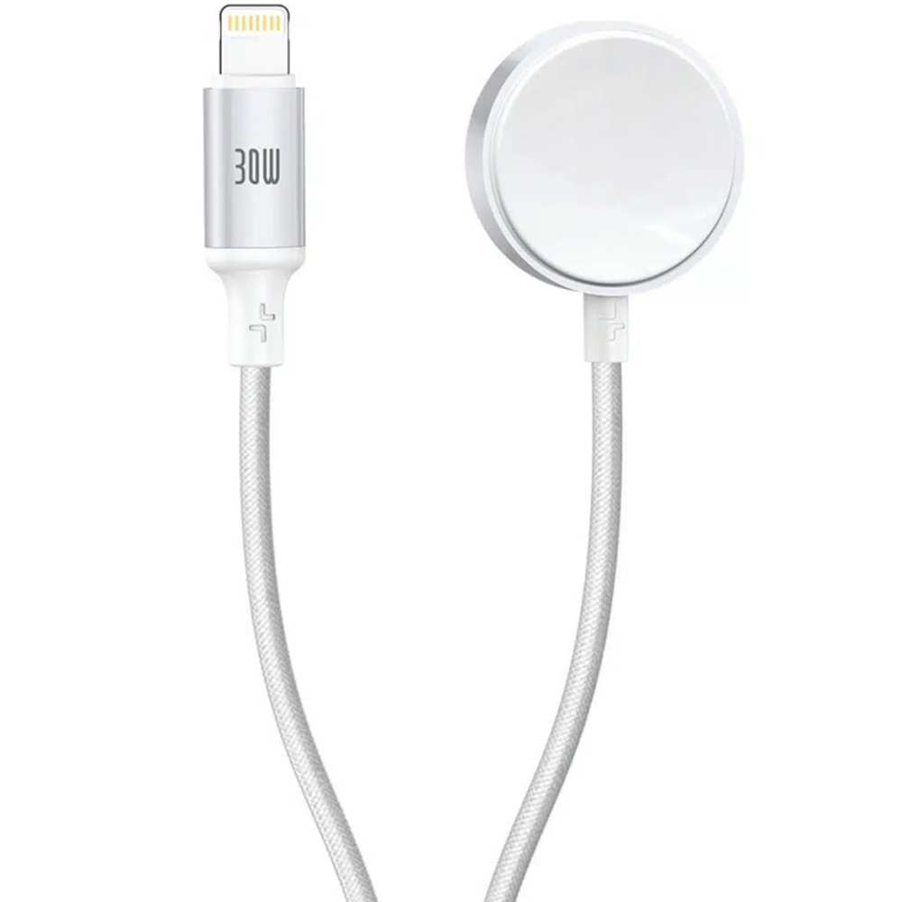 کابل تایپ سی به لایتنینگ 27 وات و شارژ مگنتی اپلواچ 1.2 متری پرووان PWL835