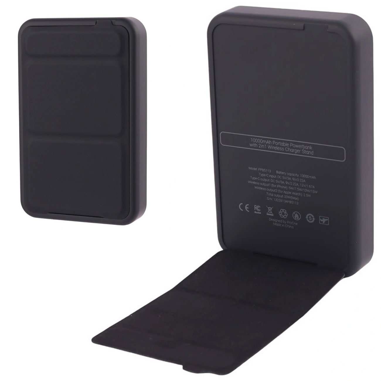 پاوربانک 10000 بیسیم 15 وات گوشی موبایل و اپلواچ و تایپسی 20 وات پرووان PPB5113