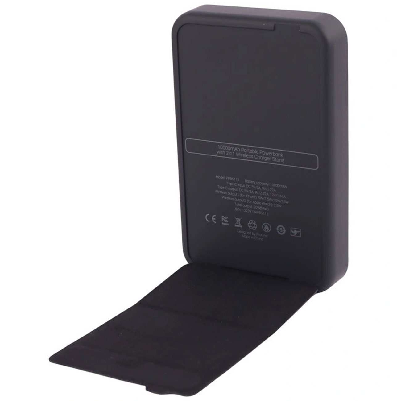 پاوربانک 10000 بیسیم 15 وات گوشی موبایل و اپلواچ و تایپسی 20 وات پرووان PPB5113