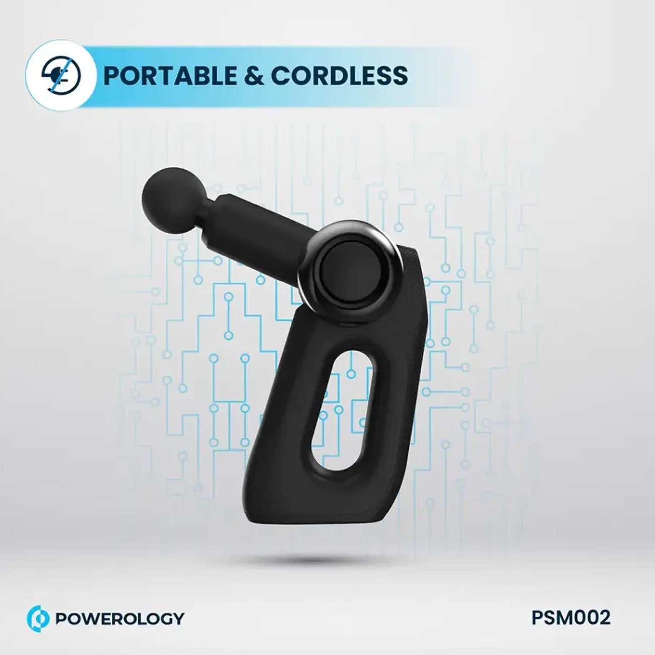 ماساژور تفنگی بدن پاورولوژی PSM002