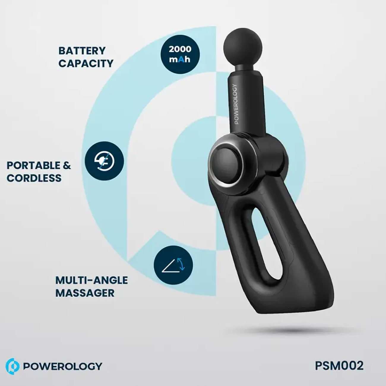 ماساژور تفنگی بدن پاورولوژی PSM002