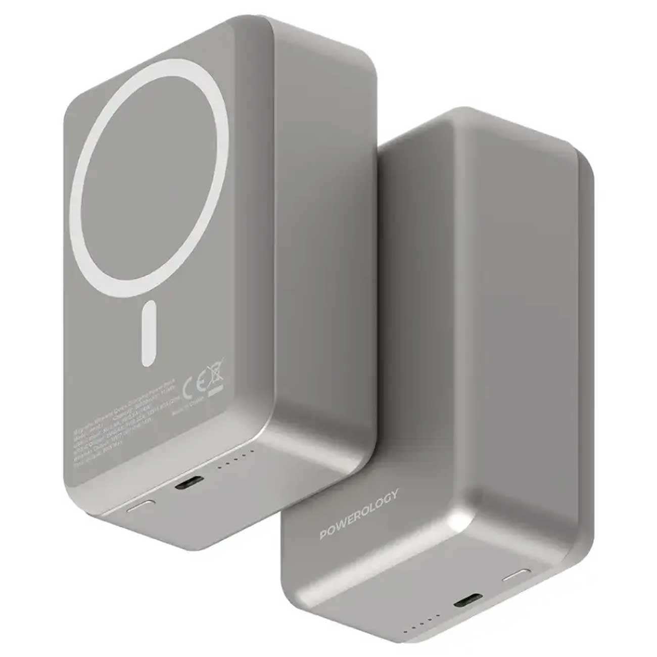 پاوربانک 30000 وایرلس 15 وات و تایپسی 20 وات پاورولوژی PPBCHA81-GY