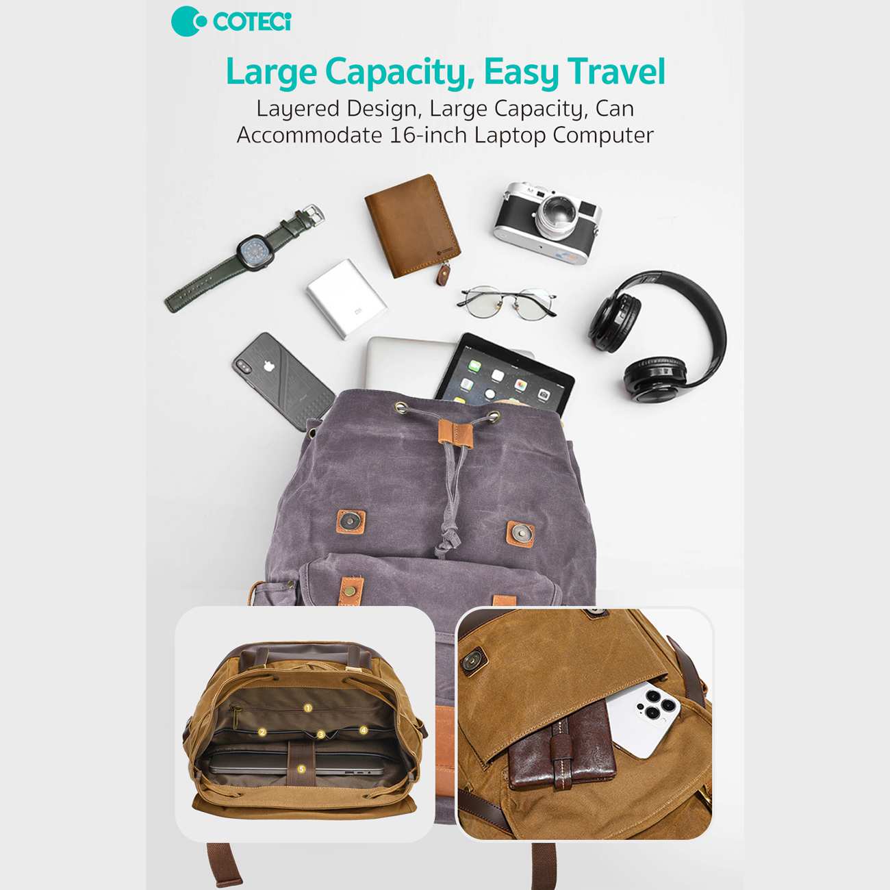 کوله پشتی 15.6 اینچ کوتسی 14101