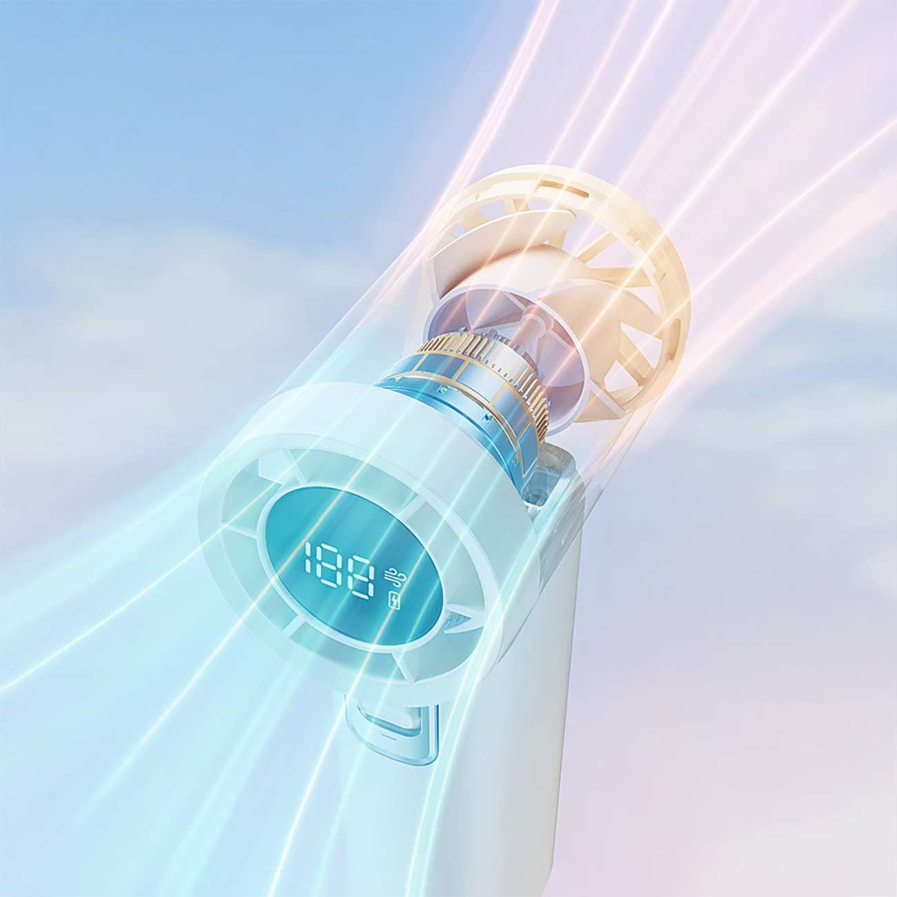 پنکه شارژی دستی پرسرعت سوتینگ SOTHING DSHJ-S-2422B