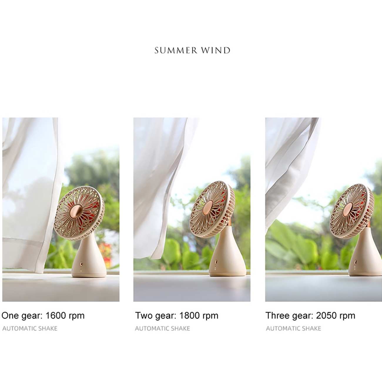 پنکه شارژی رومیزی و دستی قابل حمل سوتینگ Sothing 2113A