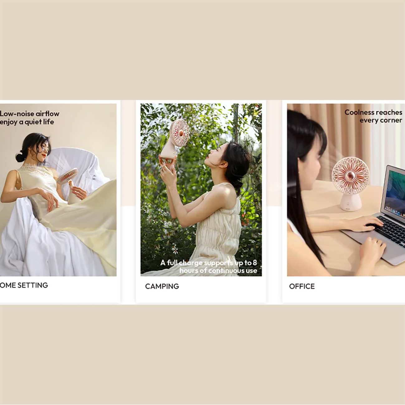 پنکه شارژی رومیزی و دستی قابل حمل سوتینگ Sothing 2113A