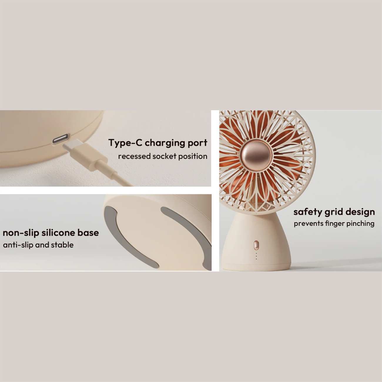 پنکه شارژی رومیزی و دستی قابل حمل سوتینگ Sothing 2113A