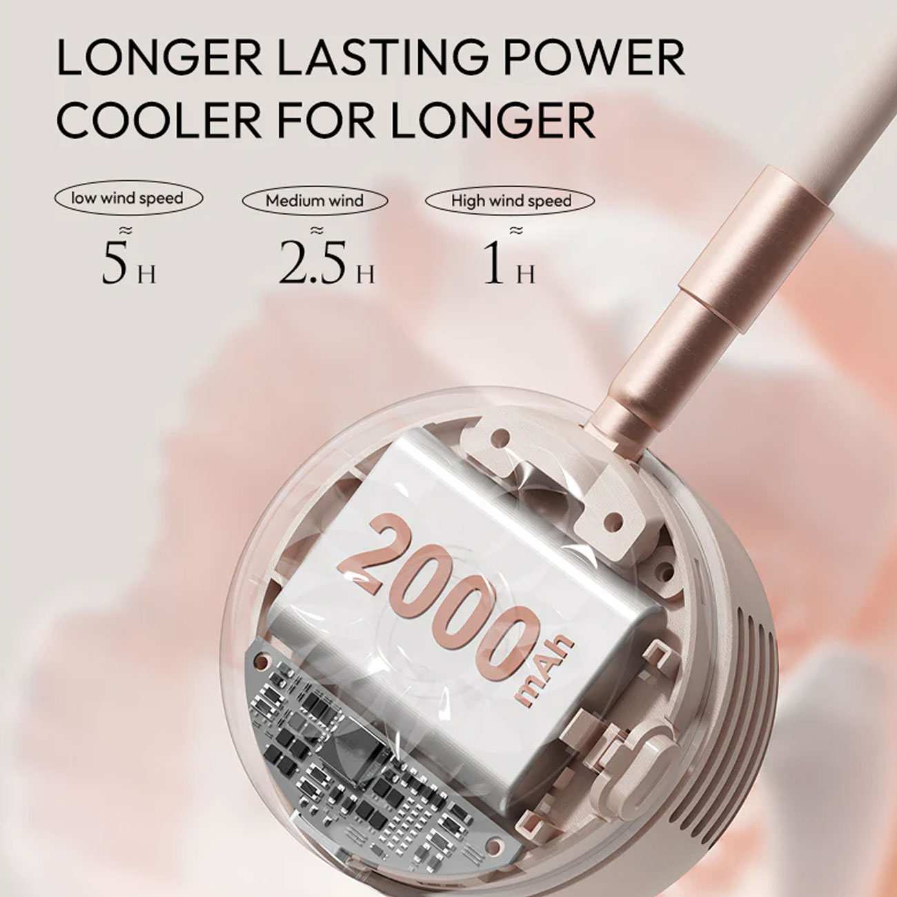 پنکه گردنی شارژی سوثینگ DSHJ-S-2115