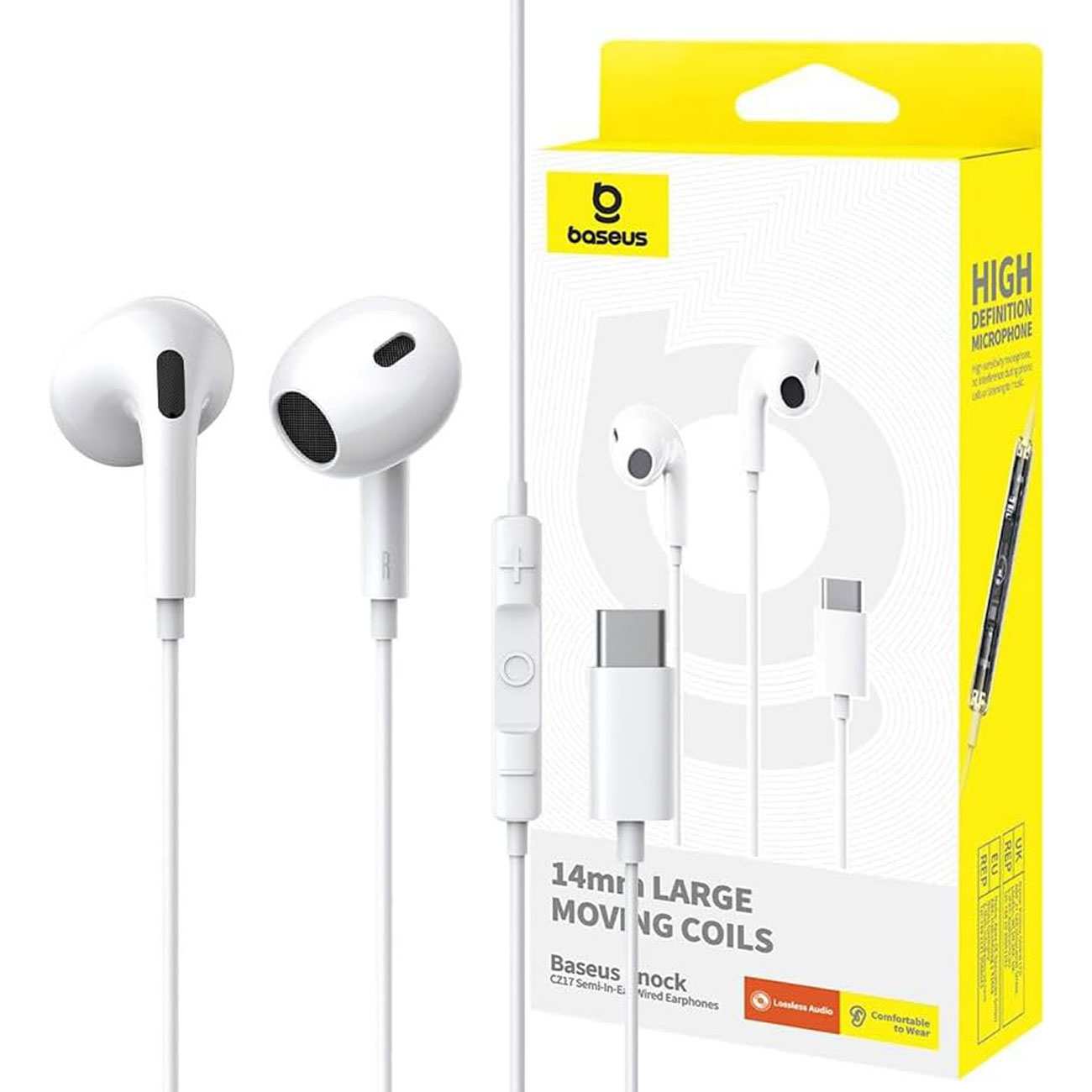 هندزفری تایپ سی بیسوس Encok CZ17