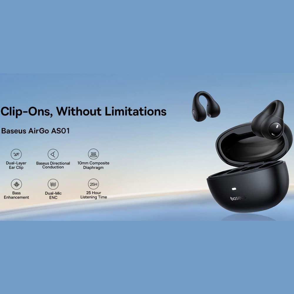 هندزفری بلوتوثی 5.3 گیرهای بیسوس AS01