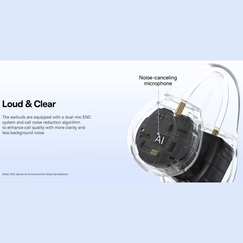 هندزفری بلوتوثی 5.3 گیرهای بیسوس AS01