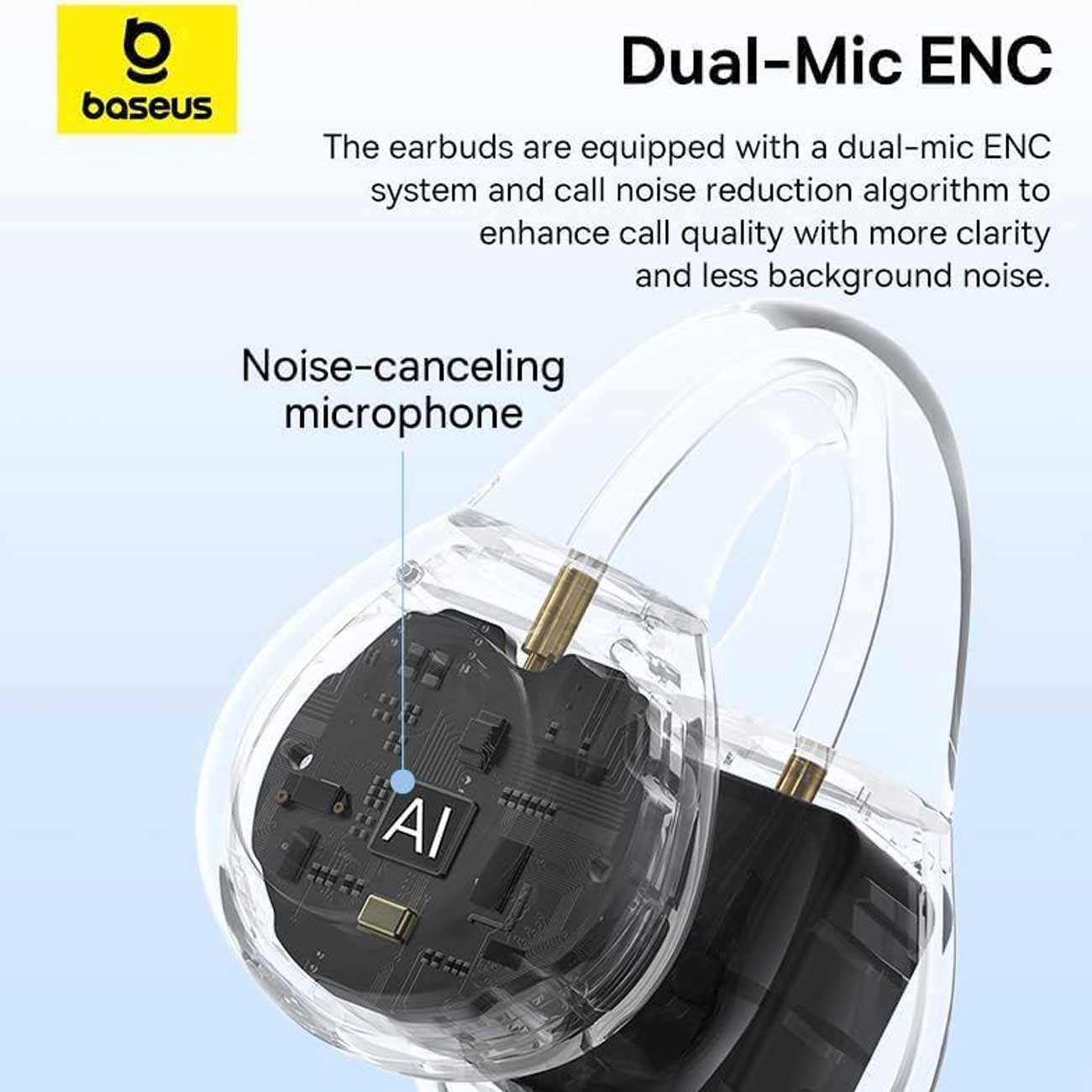 هندزفری بلوتوثی 5.3 گیرهای بیسوس AS01 A00079500113