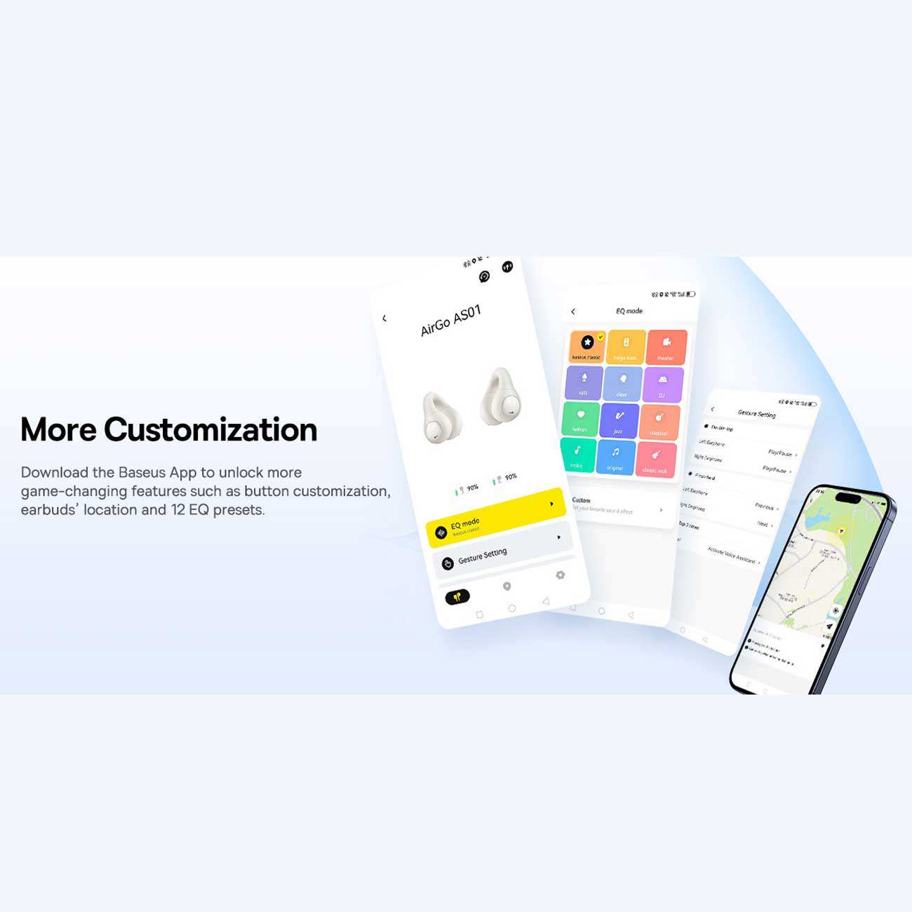 هندزفری بلوتوثی 5.3 گیرهای بیسوس AS01 A00079500113