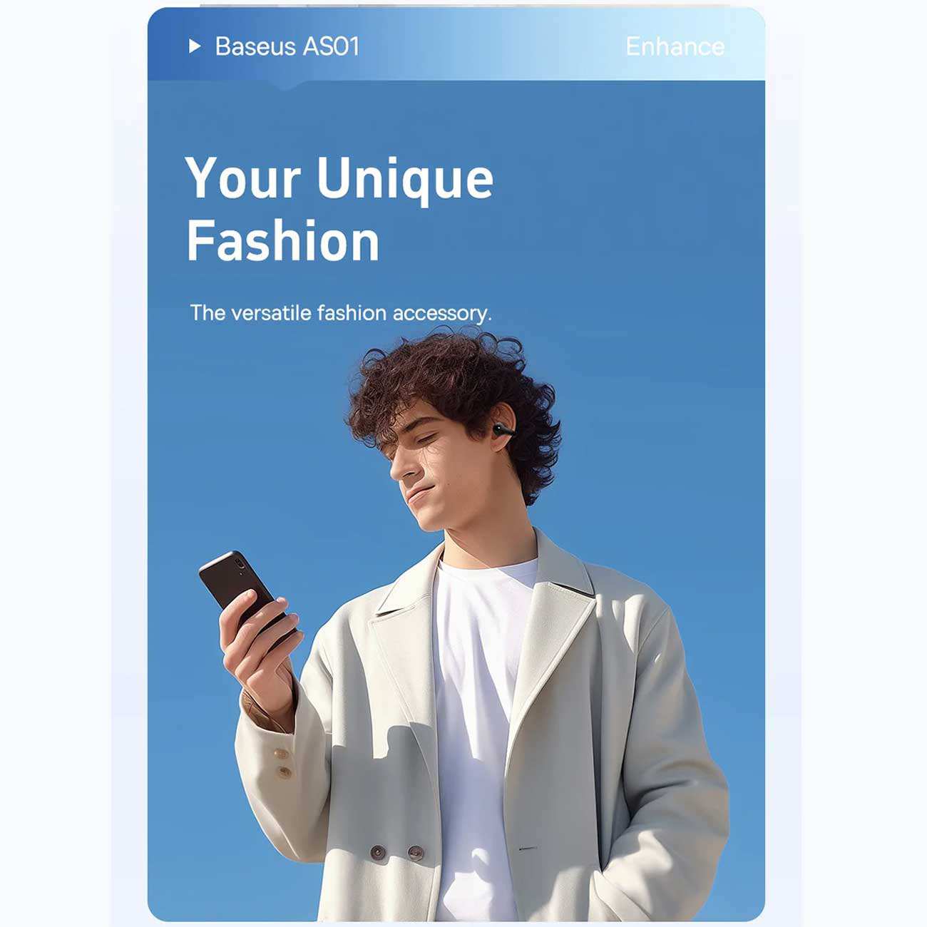 هندزفری بلوتوثی 5.3 گیرهای بیسوس AS01 A00079500113