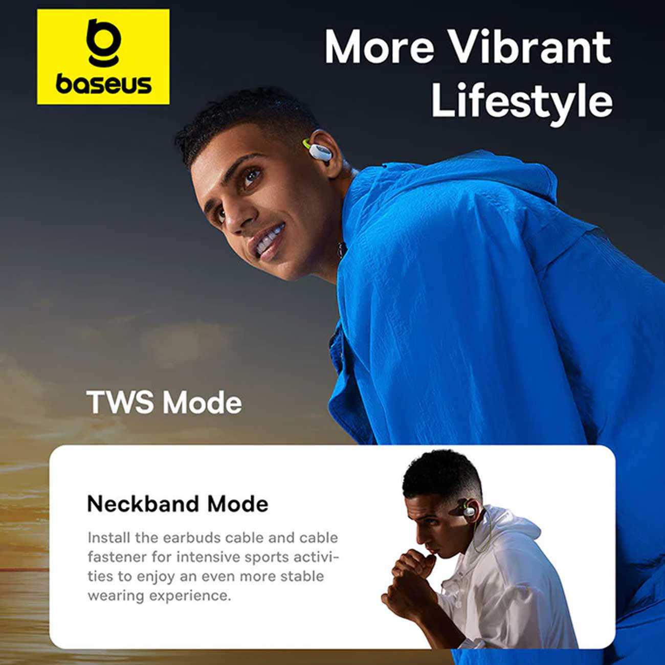 هندزفری بلوتوثی 5.3 دور گوشی بیسوس A00064400121