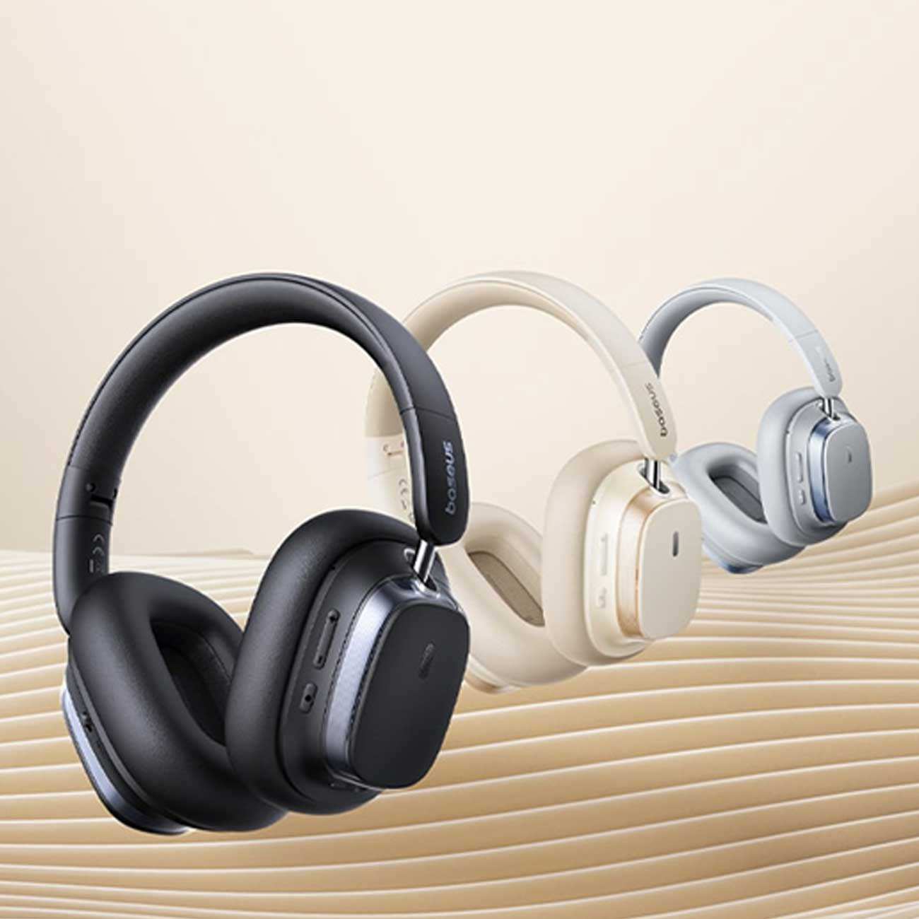 هدفون گیمینگ بیسیم نویز کنسلینگ فعال ANC با اتصال دوگانه بیسوس Bowie H1s A00075301113