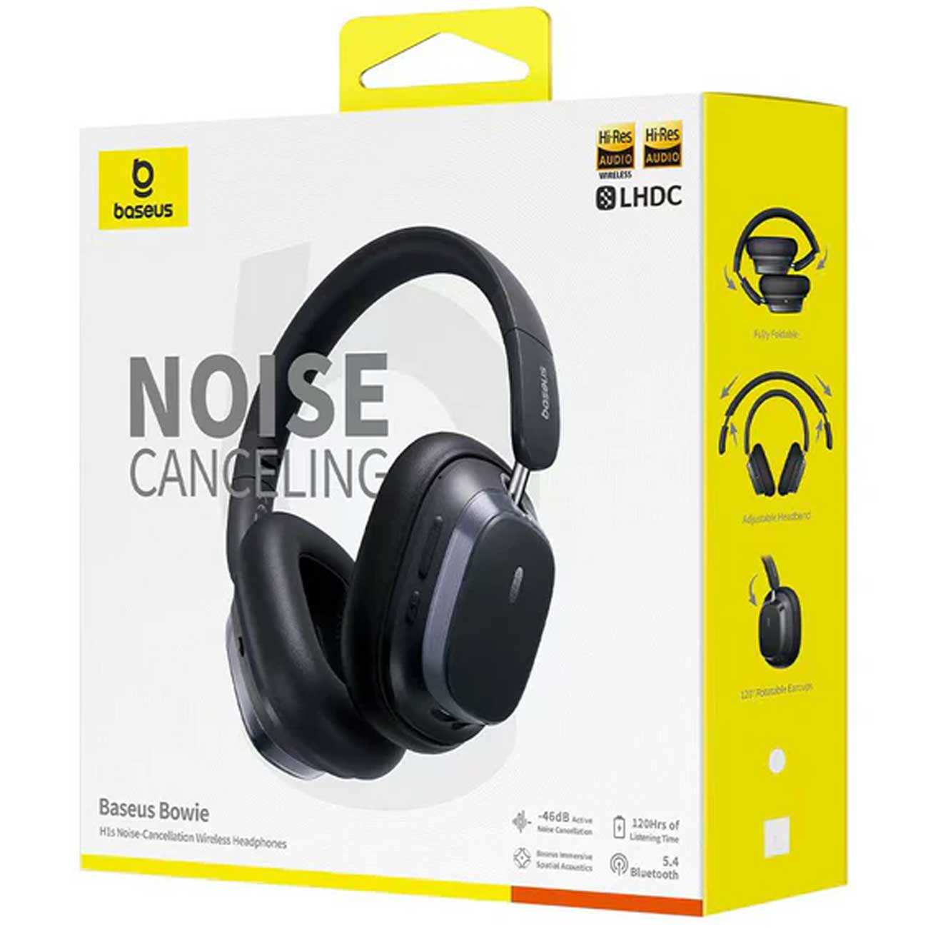 هدفون گیمینگ بیسیم نویز کنسلینگ فعال ANC با اتصال دوگانه بیسوس Bowie H1s A00075301113