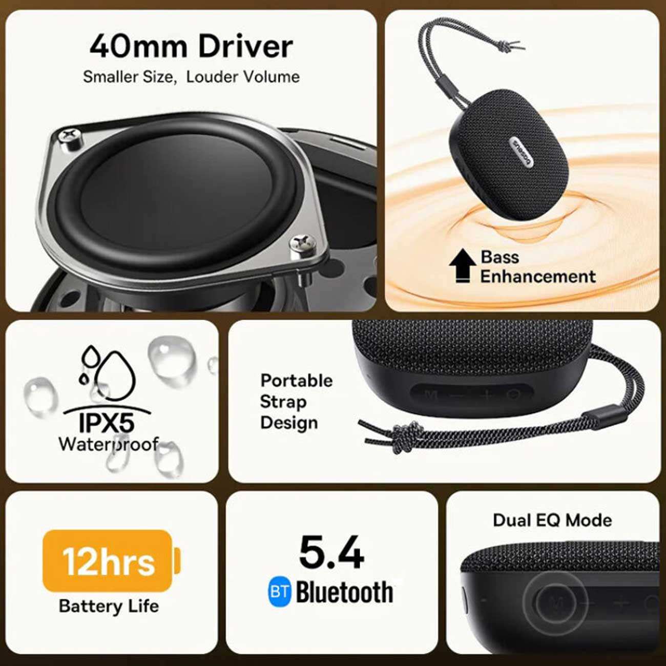 اسپیکر بلوتوث قابل حمل بیسوس A20077600127