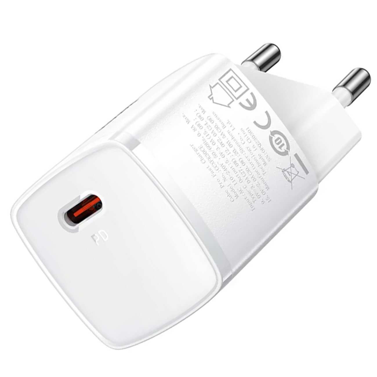 شارژر دیواری فست تایپ سی 30 وات بیسوس Cube Pro