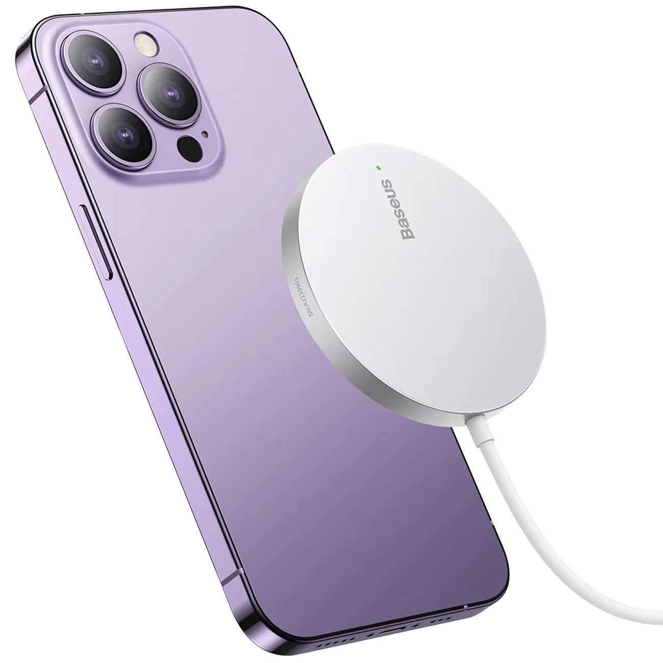 شارژر وایرلس مگنتی 15 وات بیسوس CCJJ040001 Mini3