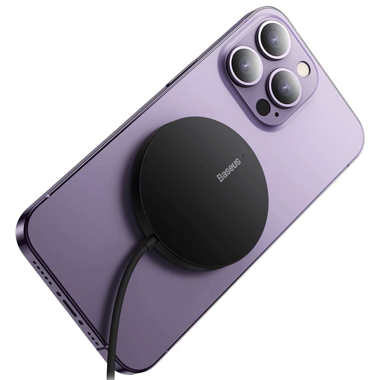 شارژر وایرلس مگنتی 15 وات بیسوس CCJJ040001 Mini3