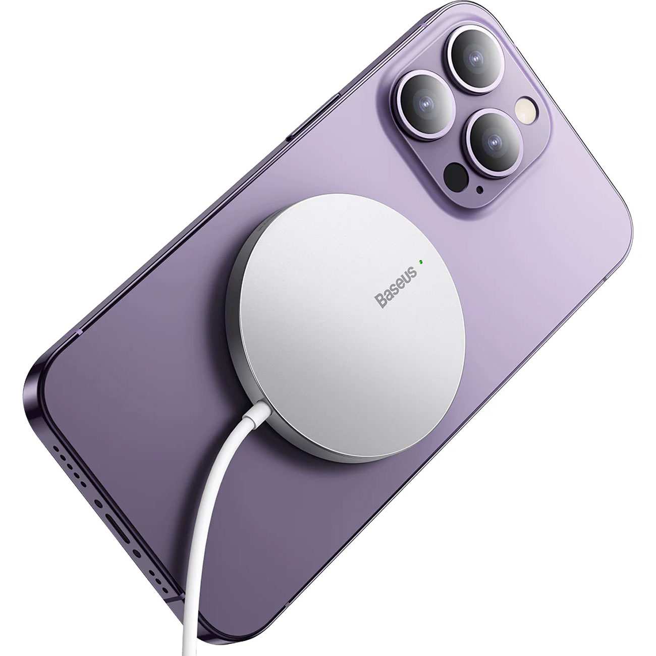 شارژر وایرلس مگنتی 15 وات بیسوس CCJJ040001 Mini3