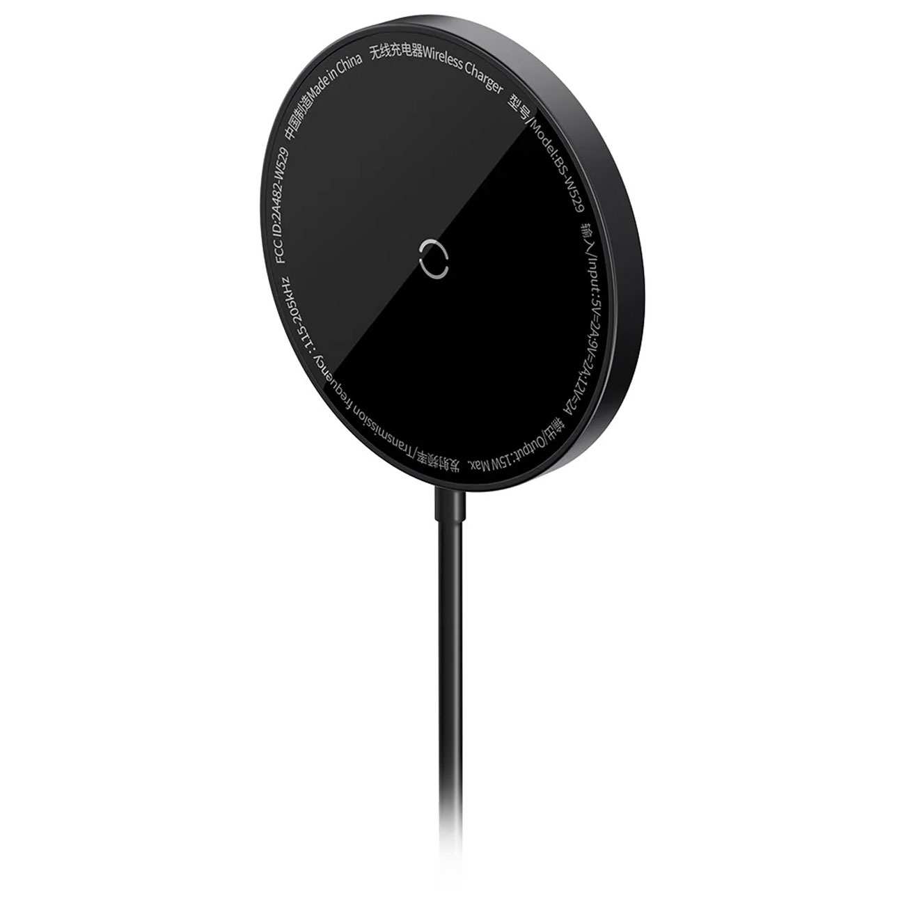 شارژر وایرلس مگنتی 15 وات بیسوس CCJJ040001 Mini3