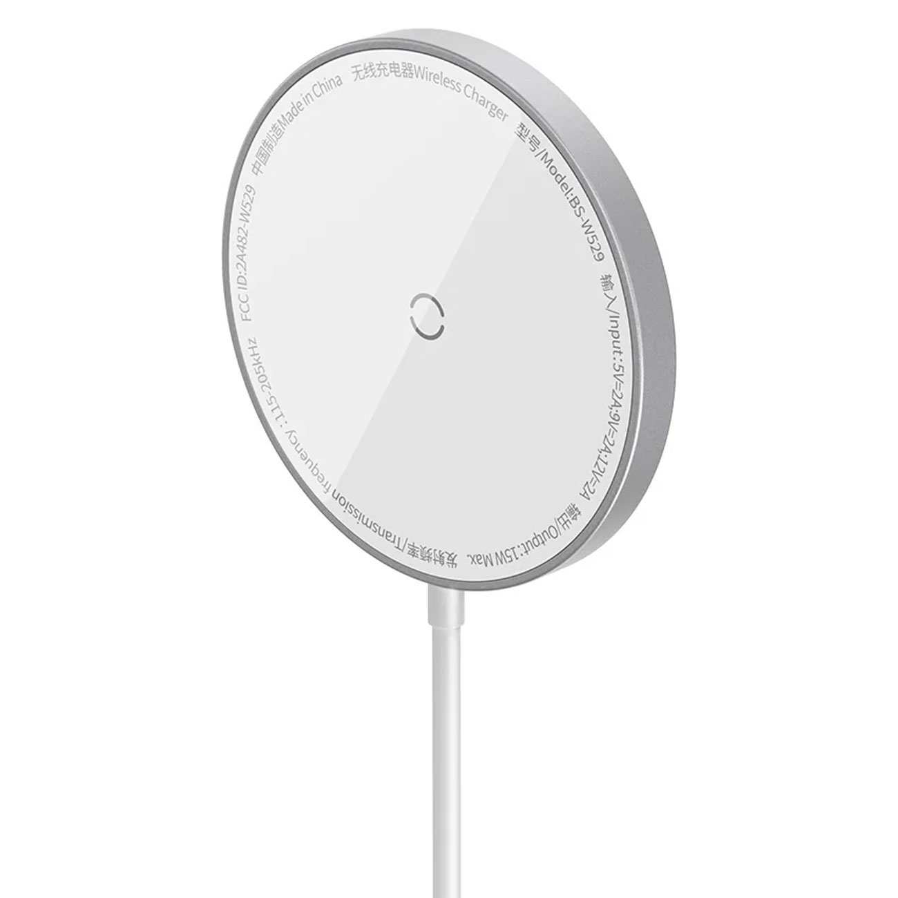 شارژر وایرلس مگنتی 15 وات بیسوس CCJJ040001 Mini3