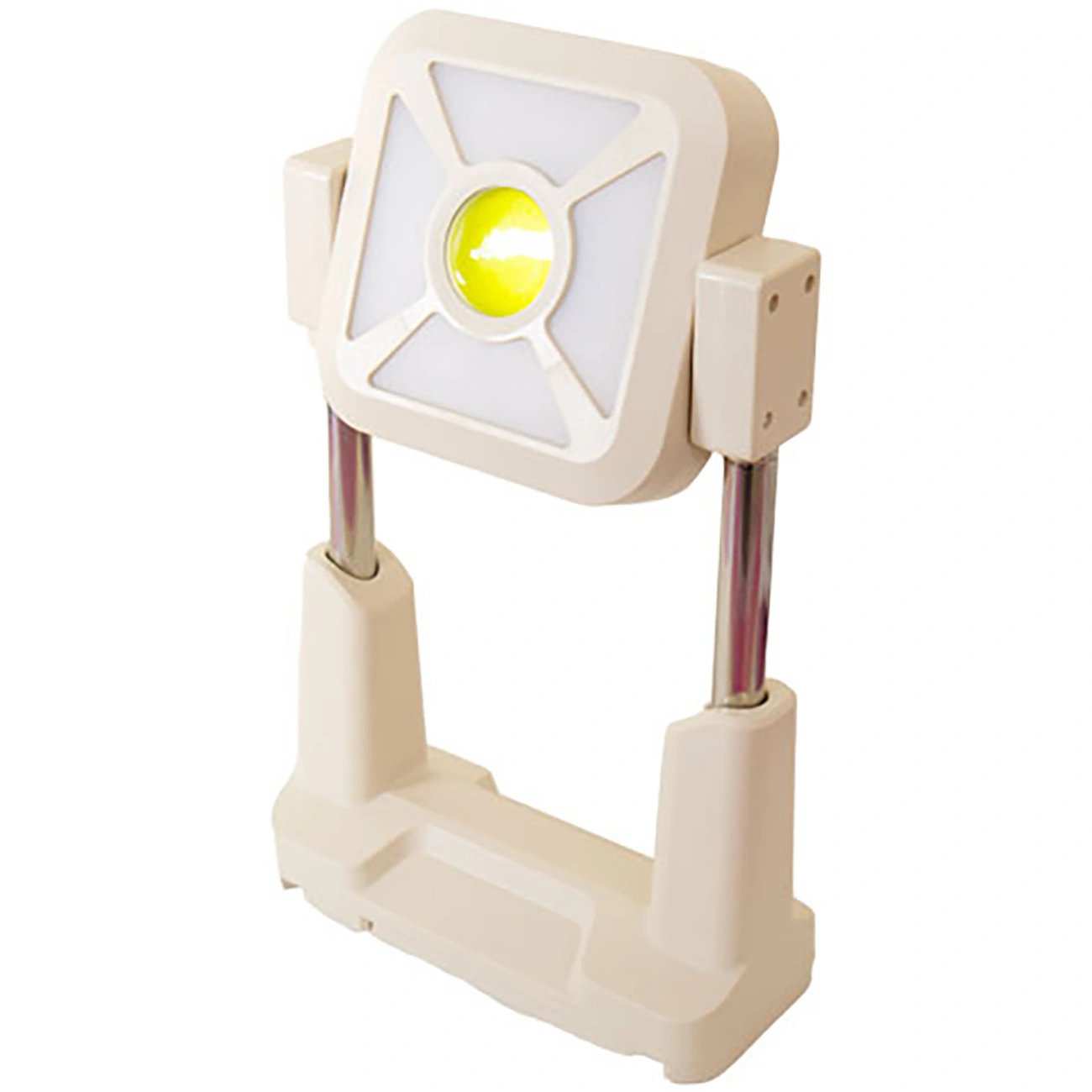 چراغ کمپینگ پایهدار شارژی خورشیدی با نور چند رنگ ch-23060-b