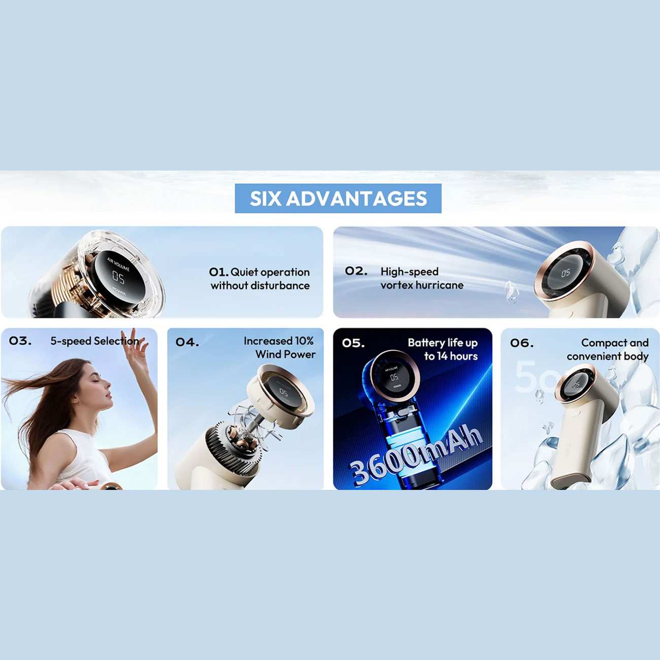 پنکه شارژی دستی سوتینگ SOTHING Engine SE