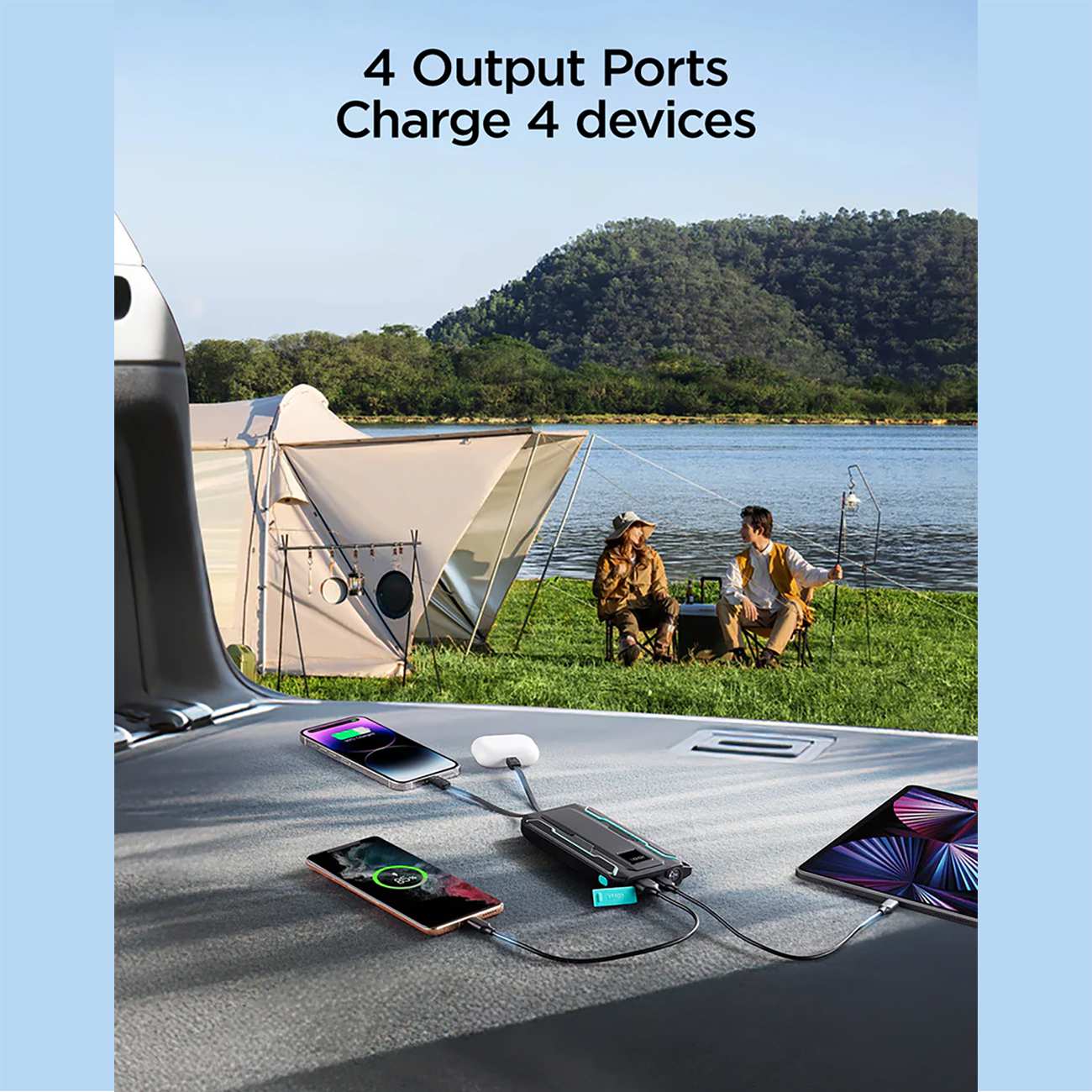 پاور بانک 10000 تایپ سی و لایتنینگ 22.5 وات جویروم JR-L017