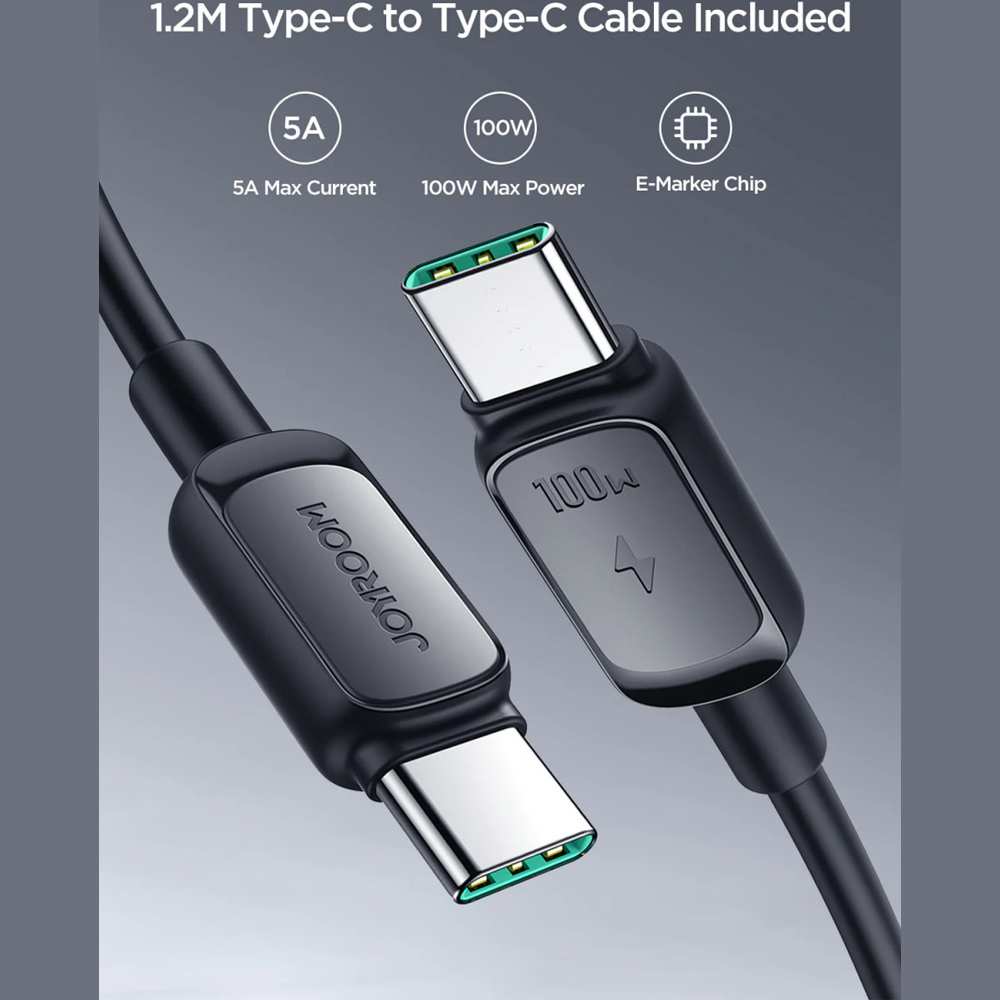 پاوربانک 20000 میلیآمپر Type-C و USB فست شارژ 65 وات جویروم JR-PBF04