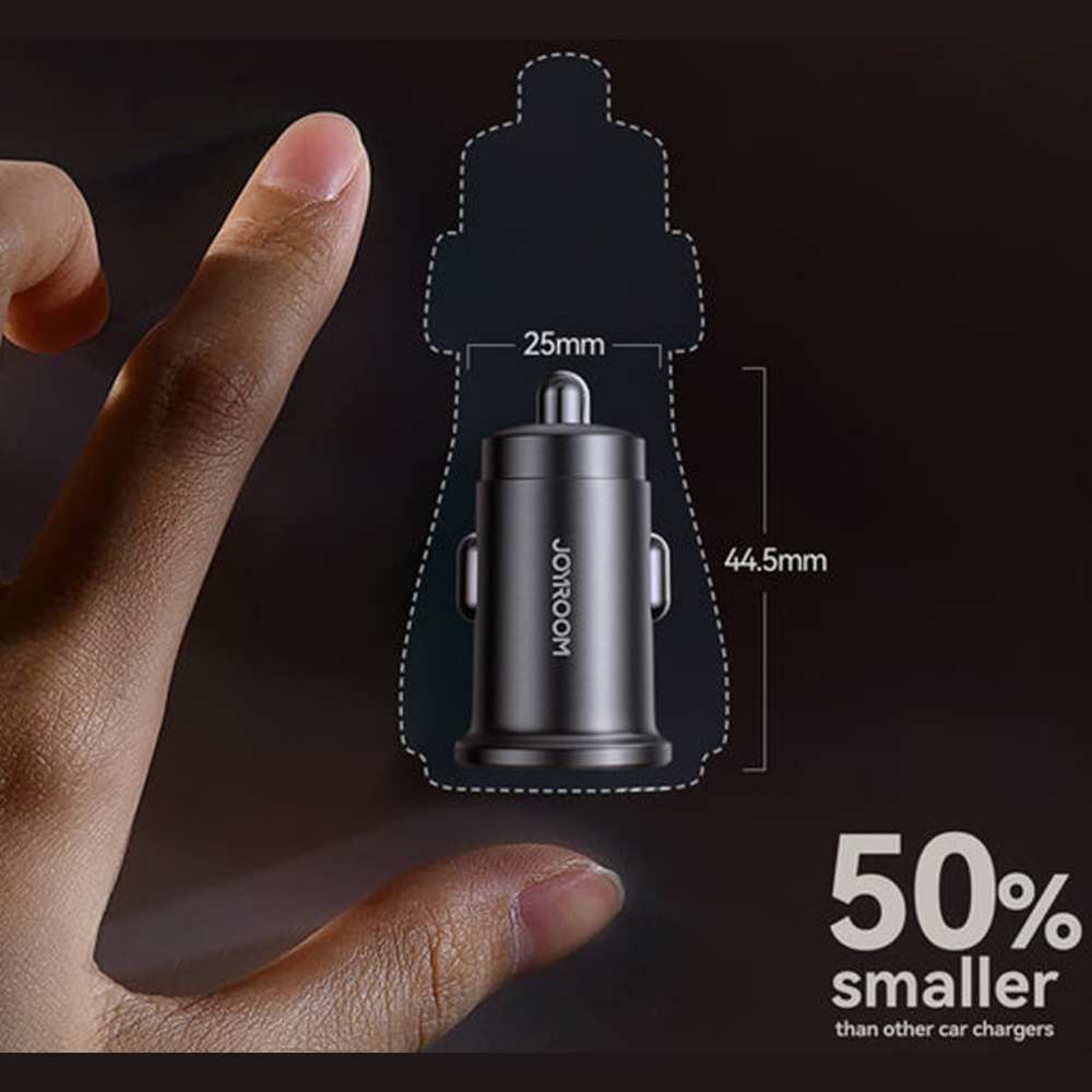 شارژر فندکی Type-C و USB خودرو 15 وات جویروم JR-CCN16