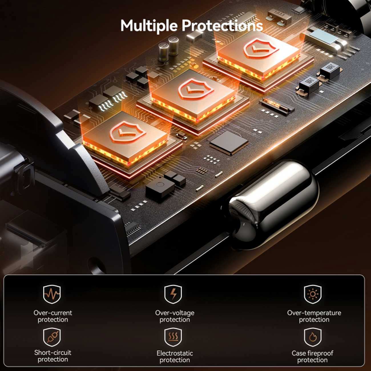 شارژر فندکی Type-C و USB خودرو 15 وات جویروم JR-CCN16