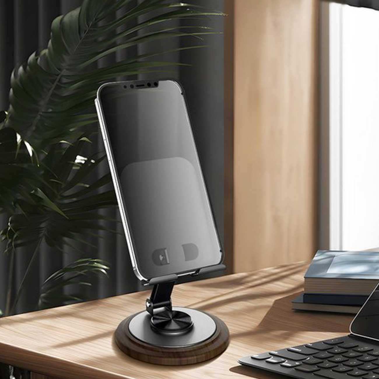 هولدر موبایل رومیزی تاشو کوتسی BS013 با پایه چرخان