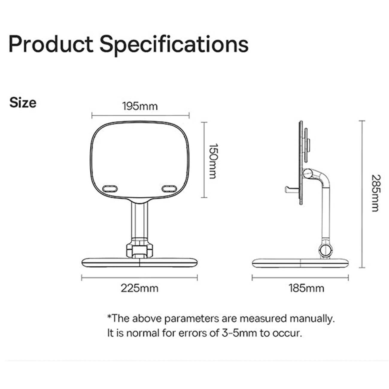 هولدر رومیزی موبایل و تبلت بیسوس B10451501211-00